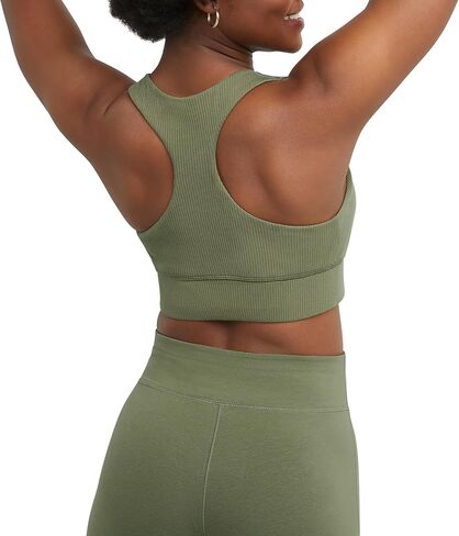 حمالة صدر رياضية من Hanes Originals Longline Racerback، دعم متوسط in Kuwait