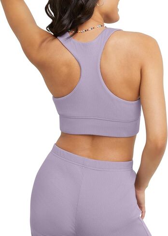 حمالة صدر رياضية من Hanes Originals Longline Racerback، دعم متوسط in Kuwait