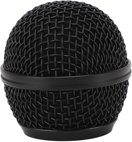 POCREATION Microphone Replacement Head Mic Grille Mesh Ball Mic Ball Head for SV100 with Inner Foam Metal Mesh Black Grille in Saudi Arabia