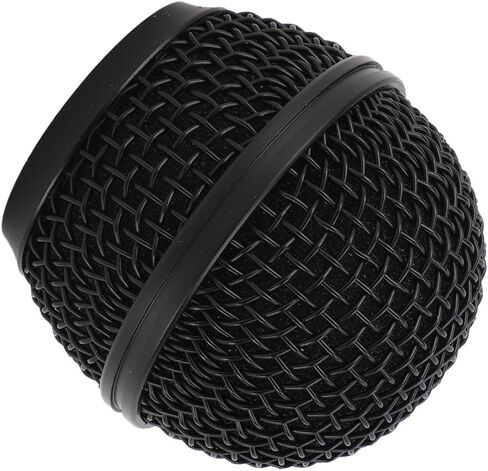 POCREATION Microphone Replacement Head Mic Grille Mesh Ball Mic Ball Head for SV100 with Inner Foam Metal Mesh Black Grille in Saudi Arabia