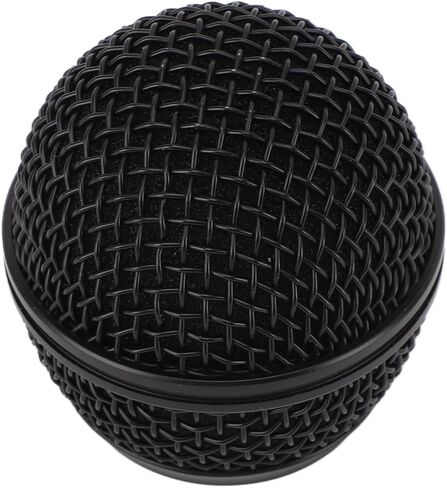 POCREATION Microphone Replacement Head Mic Grille Mesh Ball Mic Ball Head for SV100 with Inner Foam Metal Mesh Black Grille in Saudi Arabia