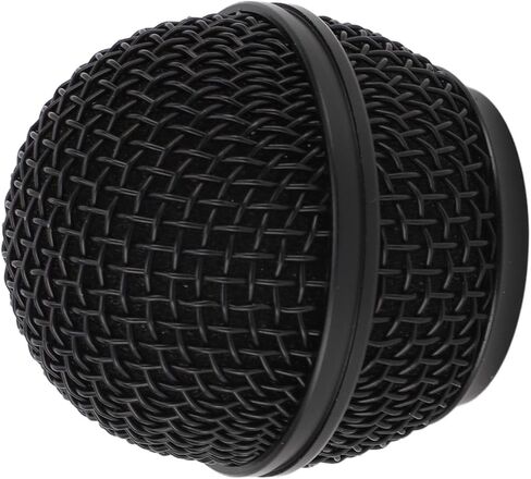 POCREATION Microphone Replacement Head Mic Grille Mesh Ball Mic Ball Head for SV100 with Inner Foam Metal Mesh Black Grille in Saudi Arabia