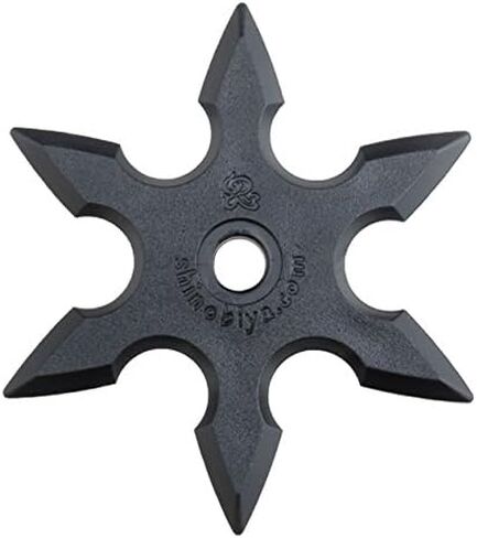Shinobiya Black Japanese Ninja Weapons Shuriken Set of 5 Rubber in Saudi Arabia