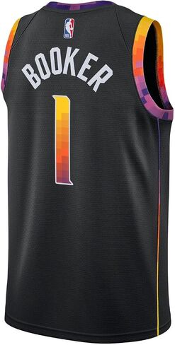 Devin Booker Phoenix Suns NBA Kids Youth 8-20 Black Statement Edition Swingman Jersey in Saudi Arabia