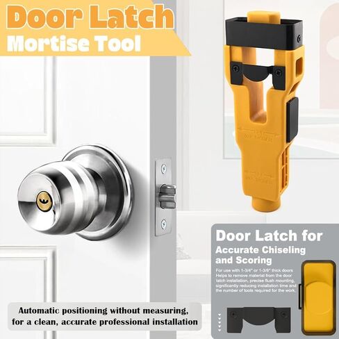 Accuracy Door Lock Mortising Device With Double Measurement Marking For Standard 1~3/4" And 1~3/8" Door Thickness in Saudi Arabia