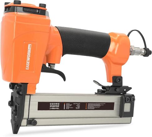 EASEWORK TOOL Pin Nailer 23 مقياس، مسدس أظافر دبوس هوائي لأظافر دبوس 5/32 بوصة إلى 1 بوصة، دبوس صغير بدون رأس يخلق ثقوب غير مرئية، عمر خدمة طويل للغاية، للخزانة، تقليم صغير، قولبة دقيقة، DIY in Kuwait