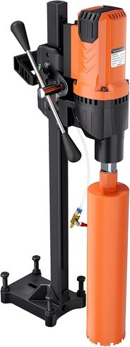 8" Diamond Core Drill Machine with Stand, 2500W Wet & Dry Concrete Core Drilling Rig, 750RPM Heavy Duty Core Drill Press for Concrete Brick Stone Masonry, Max Depth 23.6" in Saudi Arabia