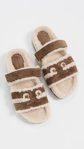 شبشب نسائي رياضي من Tory Burch Ines Shearling in Kuwait