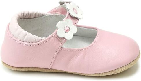 Hope Soft Leather Flower Strap Crib Mary Jane in Saudi Arabia