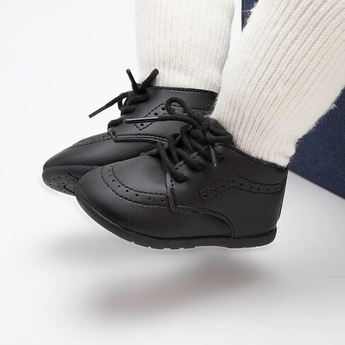 Infant Baby Boys Girls Classic Wedding Loafers Brogue Oxford Dress Shoes First Steps Walking Flat Lazy Crib Shoe in Saudi Arabia