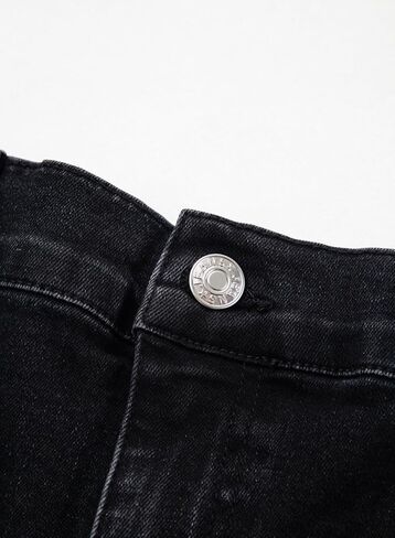BLENCOT جينز نسائي فضفاض للأمهات بخصر مطاطي بنطلون جينز فضفاض بلوحة جانبية واسعة الساق للحمل من قماش الدنيم in Kuwait