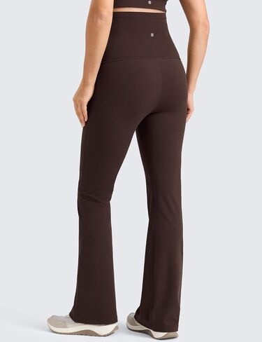 CRZ YOGA Butterlift Maternity Flare Leggings 31" - Workout Yoga Lounge Bootcut Pregnancy Womens Pants Over The Belly in Saudi Arabia
