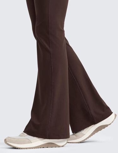 CRZ YOGA Butterlift Maternity Flare Leggings 31" - Workout Yoga Lounge Bootcut Pregnancy Womens Pants Over The Belly in Saudi Arabia