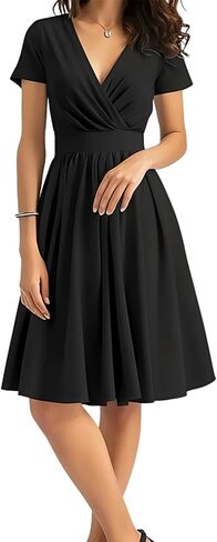 DinyIn Women's 2025 Summer Short Sleeve Casual Dresses in Saudi Arabia
