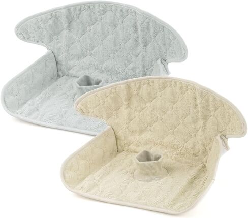 Piddle Pads Carseat, 2 Pieces Car Seat Potty Training Pad, Waterproof and Anti-Slip, Breathable and Comfortable, Machine Washable, Car Seat Piddle Pads for Stroller, Dining Chair (Khaki and Gray) in Saudi Arabia