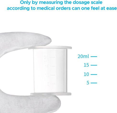 BabyX Kids Baby Oral Syringe & Dispenser Calibrated for Liquid Medicine, Reduce Mess, Easy Way to Orally Administer Medication, Includes Bottle Adapter, 2 Pack in Saudi Arabia