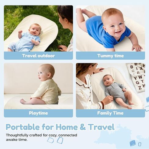 كرسي أطفال وعش لحديثي الولادة من عمر 0 ​​إلى 24 شهرًا، قطن مسامي تحت إشراف عش الطفل لحديثي الولادة، هدايا أساسية لحديثي الولادة، كرسي أطفال محمول قابل للتنفس للسفر والمنزل (وردي) in Kuwait