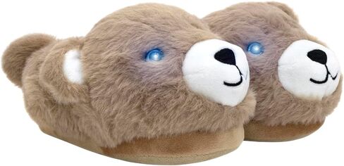 Robeez Toddler Slippers, Girls and Boys Light Up Animal Slippers for Kids, 12 Months - 8 Years in Kuwait