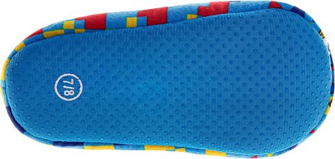 Josmo Slipper Socks for Boys - Plush Soft Cozy SlipOn Sock Slippers with Grip - Cars SpiderMan Paw Patrol TMNT Sonic Toy Story (Sizes: 5-10 Toddlers / 11-12 Little Kids) in Saudi Arabia