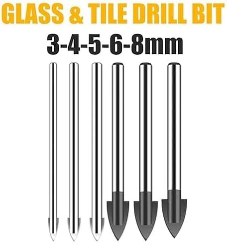 5mm Glass Drill Bits Ceramic Tile Cross-Shaped Drill Bit for Glass Ceramic Marble Tile Concrete in Saudi Arabia