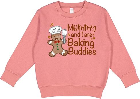 inktastic Mommy and I Are Baking Buddies Toddler Sweatshirt in Saudi Arabia