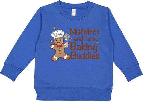 inktastic Mommy and I Are Baking Buddies Toddler Sweatshirt in Saudi Arabia