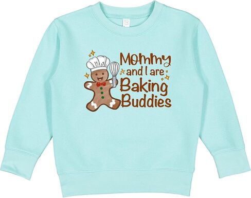 inktastic Mommy and I Are Baking Buddies Toddler Sweatshirt in Saudi Arabia