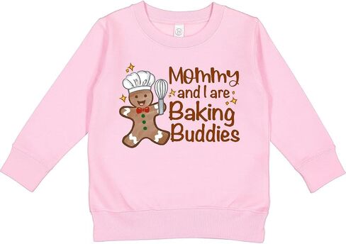 inktastic Mommy and I Are Baking Buddies Toddler Sweatshirt in Saudi Arabia