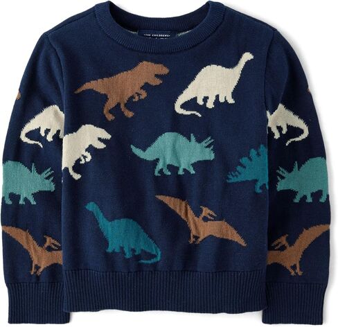 The Children's Place Baby-Boys and Toddler Long Sleeve Crew Neck Pullover Sweater in Saudi Arabia