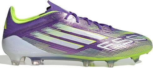 adidas Unisex F50 Elite FG Purple rushFtwr White/Lucid Lemon 9.5 US in Saudi Arabia