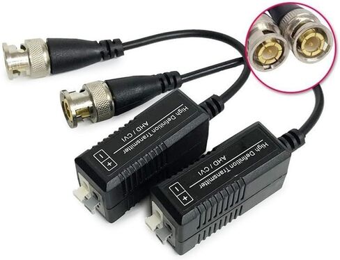 8 قطع فيديو لجهاز إرسال واستقبال Balun، يدعم نقل الفيديو بالحركة الكاملة لكاميرات CCTV in Saudi Arabia