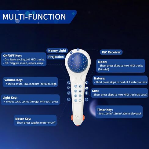 Musical Baby Mobile, Space Themed Nursery Mobile with Rocket and Spaceship Teether Toys, Hanging Toy Mobile for Crib in Kuwait