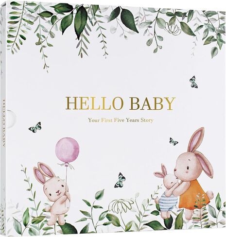 Baby Memory Book Keepsake for Boy and Girl Gifts Timeless First 5 Year Milestone Book to Record Every Event from Birth to Age 5 Gender Neutral Baby Journal Scrapbook Album in Saudi Arabia