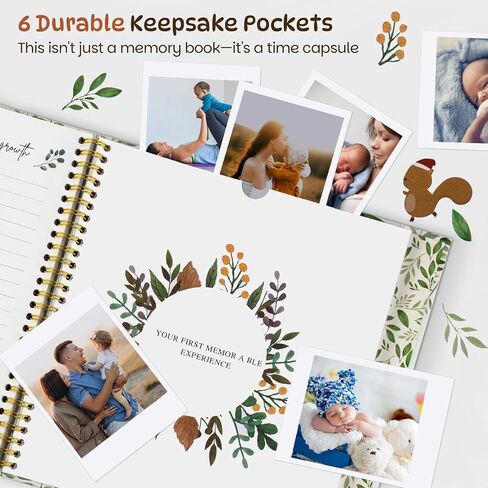 Baby Memory Book Keepsake for Boy and Girl Gifts Timeless First 5 Year Milestone Book to Record Every Event from Birth to Age 5 Gender Neutral Baby Journal Scrapbook Album in Saudi Arabia