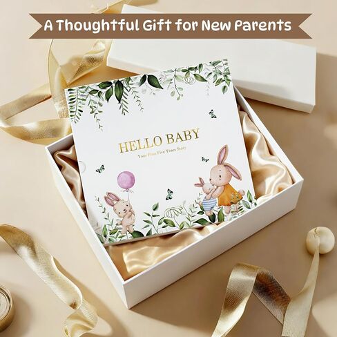 Baby Memory Book Keepsake for Boy and Girl Gifts Timeless First 5 Year Milestone Book to Record Every Event from Birth to Age 5 Gender Neutral Baby Journal Scrapbook Album in Saudi Arabia