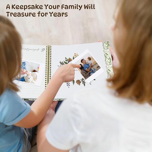Baby Memory Book Keepsake for Boy and Girl Gifts Timeless First 5 Year Milestone Book to Record Every Event from Birth to Age 5 Gender Neutral Baby Journal Scrapbook Album in Saudi Arabia