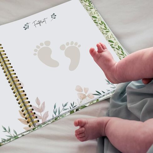 Baby Memory Book Keepsake for Boy and Girl Gifts Timeless First 5 Year Milestone Book to Record Every Event from Birth to Age 5 Gender Neutral Baby Journal Scrapbook Album in Saudi Arabia