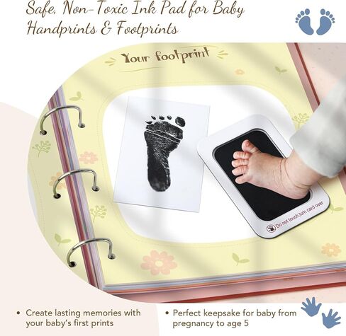Baby Memory Book – Baby Book Keepsake Pregnancy Journal, Gender Neutral Photo Album and Milestone Scrapbook for Boy or Girl to Record Memories from Pregnancy to Age 5,newborn books in Saudi Arabia