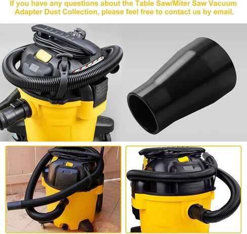 محول تفريغ منشار الطاولة لفراغ ديوالت 4 جالون DWE7491 وDWE7491RSTable منفذ مناشير متصل بخرطوم 1 7/8 بوصة in Kuwait