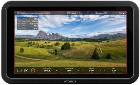 حزمة شاشة Atomos Shinobi II مقاس 5.2 بوصة HDMI HDR مع مجموعة ملحقات Atomos Creator لشاشات مقاس 5 بوصات، مناديل تنظيف الشاشة المضادة للكهرباء الساكنة (5 عبوات) in Saudi Arabia
