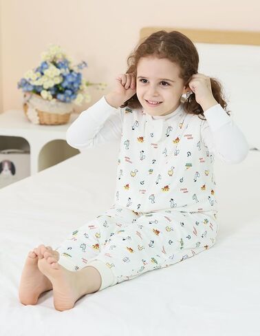 Baby Sleeping Bag Walker Sleep Sack with Feet 1.0 TOG Wearable Blanket Sleeveless Toddlers Winter 6Months-4T in Saudi Arabia