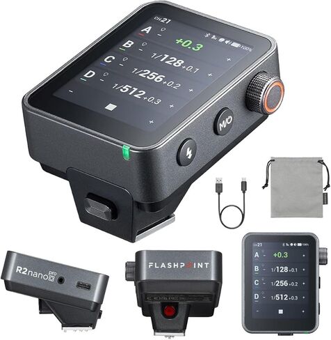 فلاش بوينت R2 نانو برو شاشة تعمل باللمس TTL مشغل فلاش لاسلكي لأوليمبوس وباناسونيك، Godox X3Pro O in Saudi Arabia