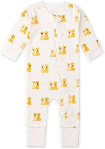 MONICA + ANDY One Piece Baby Pajamas, 100% Organic Baby Clothes for Girls and Boys, Sizes For Newborn and Infant in Saudi Arabia