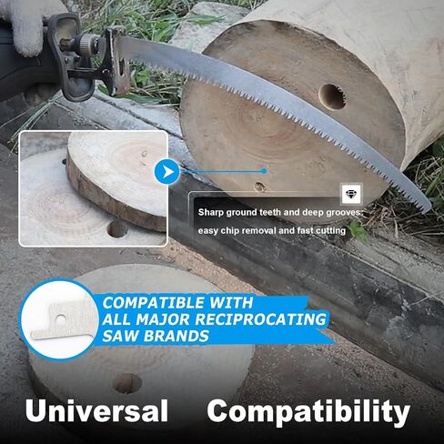 12 inch Wood Pruning Saw Blades, 3 Pcs Japanese Teeth Reciprocating Saw Blade 5TPI for Tree Trimming, Wood Cutting with Storage Box in Saudi Arabia