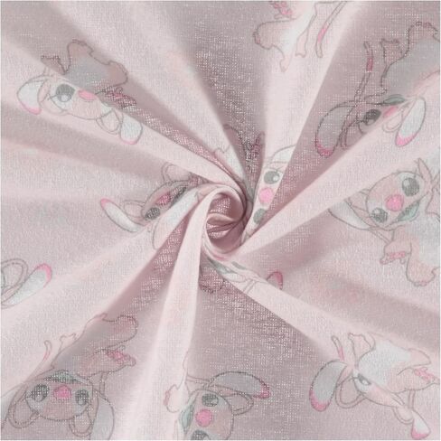 Disney Baby 4-Pack Receiving Blankets — 100% Cotton Flannel, 28" x 28" — Available in Mickey, Minnie, Pooh, Stitch or Angel — Soft Swaddle, Burp & Stroller Blankets — Gift-Ready with Ribbon Bow in Saudi Arabia