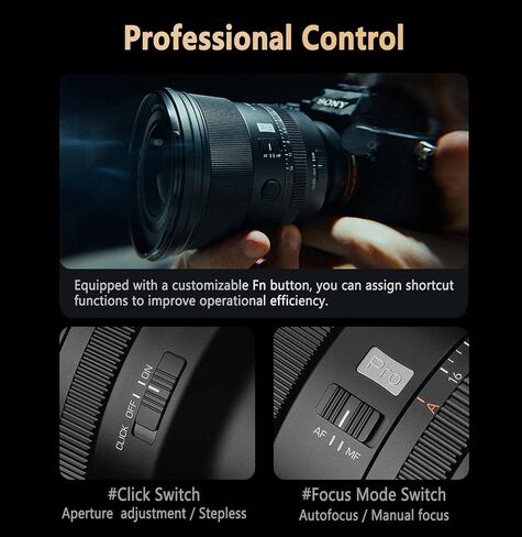 Viltrox AF 50mm F1.4 Pro FE Lens Full Frame Lens, Auto Focus Prime Lens for E Mount Camera A7III A7C A7SIII A7RIII A7IV A7RIV A9II A1II FX30 ZV-E10 A6700 in Saudi Arabia