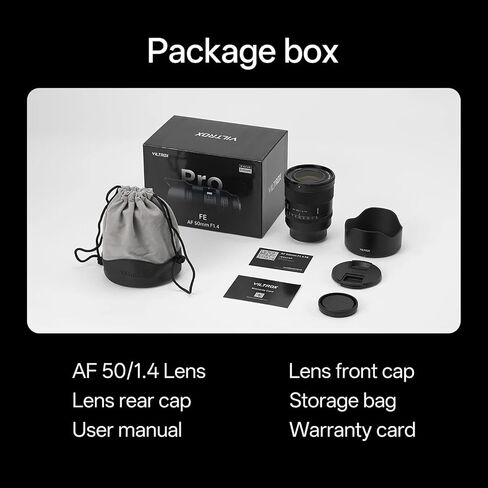 Viltrox AF 50mm F1.4 Pro FE Lens Full Frame Lens, Auto Focus Prime Lens for E Mount Camera A7III A7C A7SIII A7RIII A7IV A7RIV A9II A1II FX30 ZV-E10 A6700 in Saudi Arabia