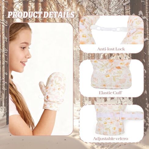 Baby Toddler Mittens Waterproof Winter Snow Gloves Cold Weather Warm Ski Fleece Kids Boys Girls 1t 2t 3t 4t in Kuwait