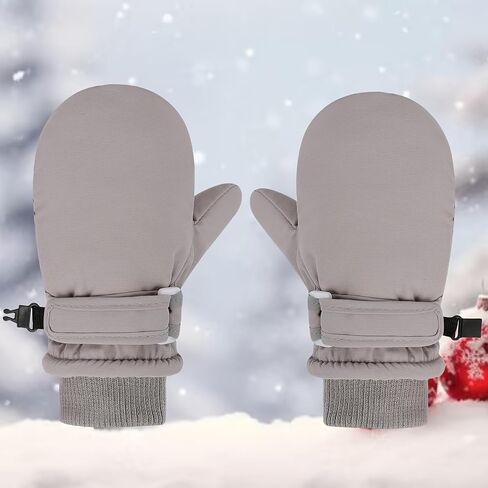 Waterproof Winter Mittens for Toddlers Baby Girls & Boys - Thermal Insulated Snow Gloves for Warm Fleece Lined in Saudi Arabia
