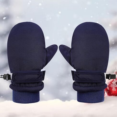 Waterproof Winter Mittens for Toddlers Baby Girls & Boys - Thermal Insulated Snow Gloves for Warm Fleece Lined in Saudi Arabia